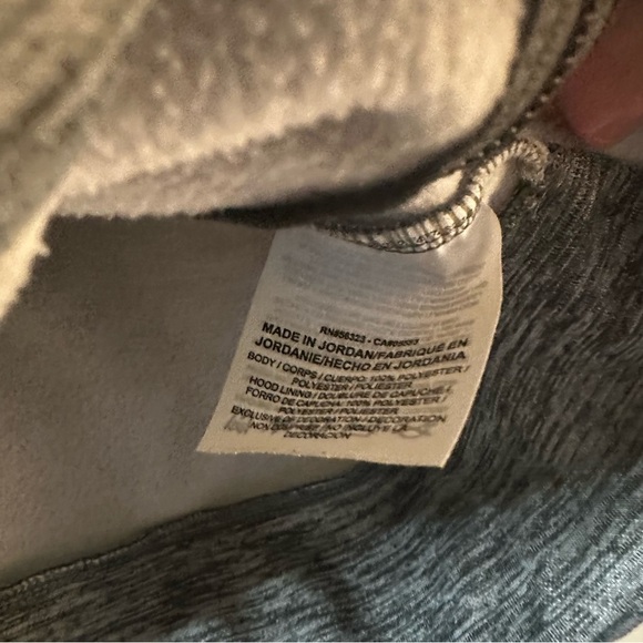 Nike Dri-FIT Full Zip Hoodie Kids XL Gray Performance Jacket - Picture 5 of 13